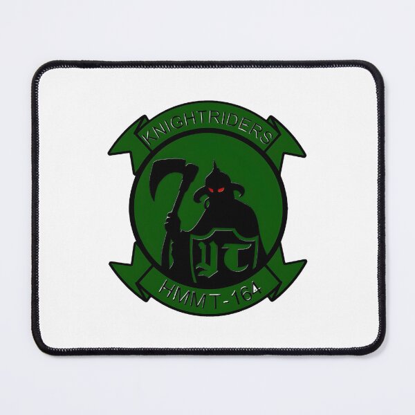 Item preview, Marine Medium Helicopter Training Squadron 164 (HMMT-164) Knightriders Patch designed and sold by CharlieDesings.