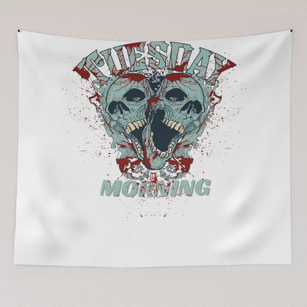 Item preview, Born Cursed - Screaming Horror Skulls Death Metal Aesthetic designed and sold by snapifyprints.