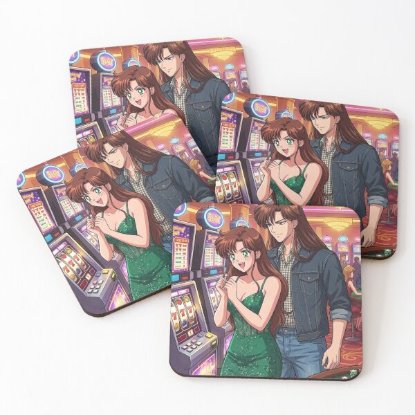 Item preview, Makoto and Nephrite at the Casino designed and sold by Solace Sparkles.