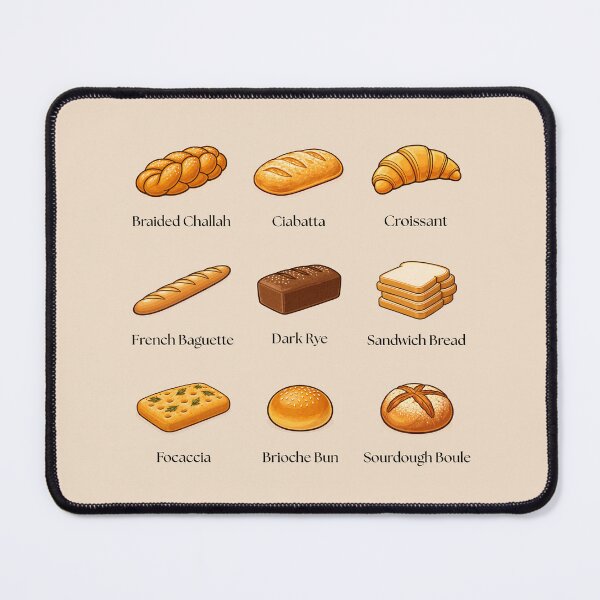 Item preview, Cute Bread Pattern – Bakery Aesthetic Croissant & Baguette Design designed and sold by SimplyJasper.