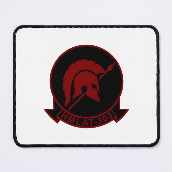 Item preview, HMLAT-303 Marine Light Attack Helicopter Training Squadron Insignia designed and sold by CharlieDesings.