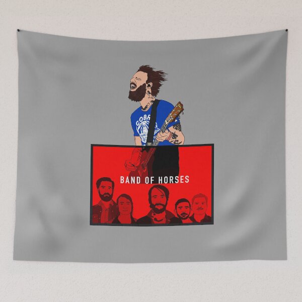 Item preview, Band Of Horses Band Art designed and sold by Brett Rosenberg.