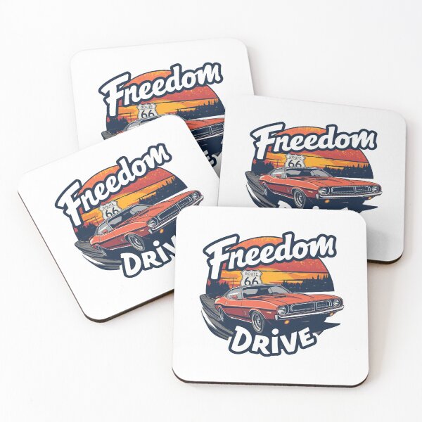 Item preview, Freedom Drive Route 66 Vintage Car designed and sold by ZestifyArt200.
