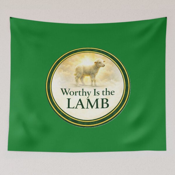 Item preview, Worthy Is the Lamb – Easter Faith Circle Design designed and sold by TheJoyfulPen.