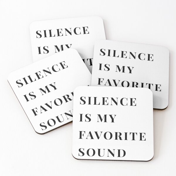 Item preview, Silence Is My Favorite Sound – Funny Introvert Quote Shirt designed and sold by CiciMolli.