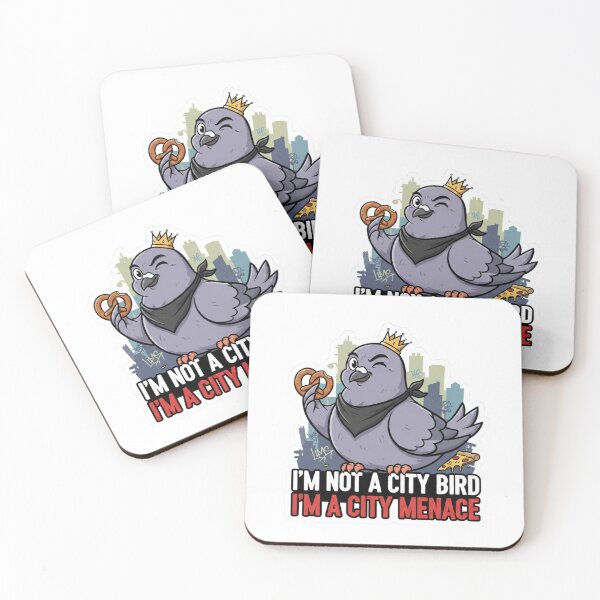 Item preview, Judgy Pigeon Sarcastic City Bird Sticker designed and sold by SarcasmReigns.