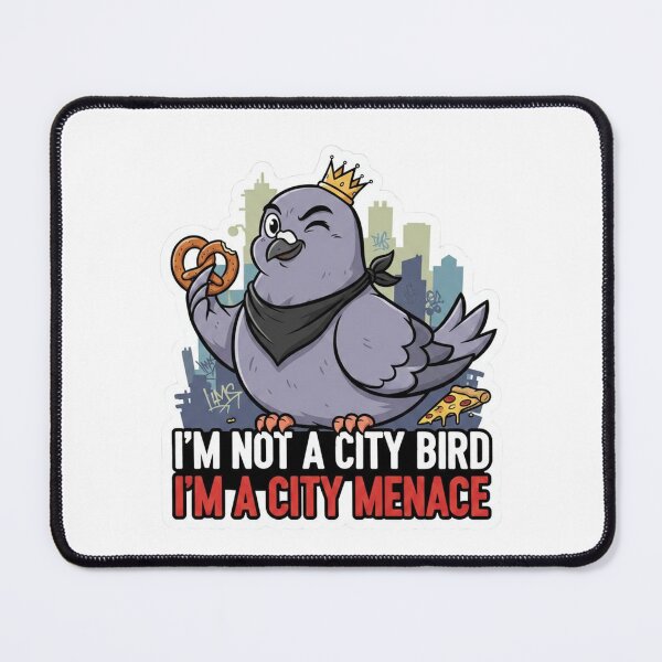 Item preview, Judgy Pigeon Sarcastic City Bird Sticker designed and sold by SarcasmReigns.