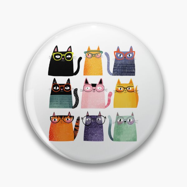 Item preview, Nerdy Cats designed and sold by bubblyrainbow.