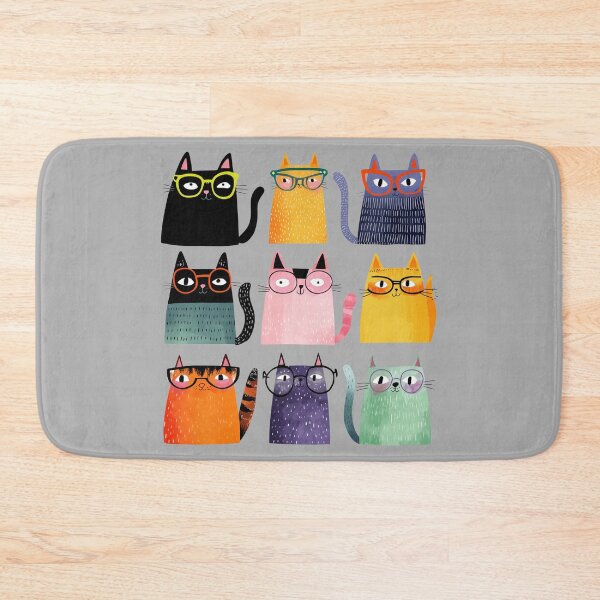 Item preview, Nerdy Cats designed and sold by bubblyrainbow.