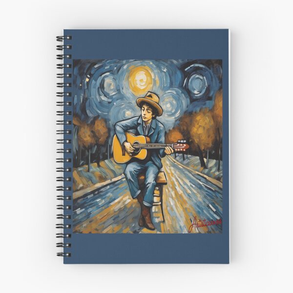 Item preview, Young Bob Dylan Under Starry Sky designed and sold by Artisticanvas.