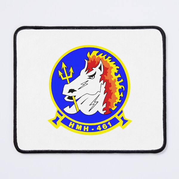 Item preview, HMH-461 Ironhorse Marine Heavy Helicopter Squadron Insignia designed and sold by CharlieDesings.