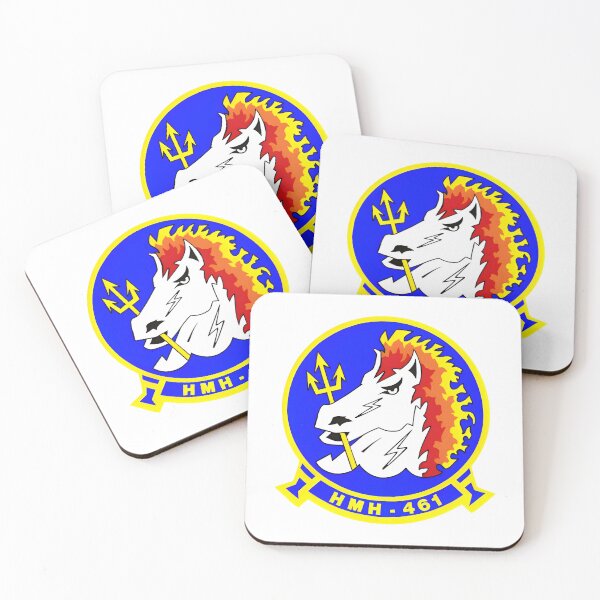 Item preview, HMH-461 Ironhorse Marine Heavy Helicopter Squadron Insignia designed and sold by CharlieDesings.