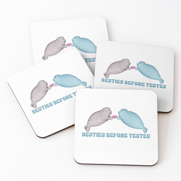 Item preview, besties before testes - bff cute seals  designed and sold by thecamillest.