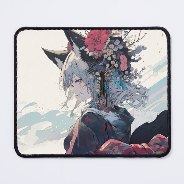 Item preview, Fox girl anime - Magical kitsune designed and sold by iWallGlow.