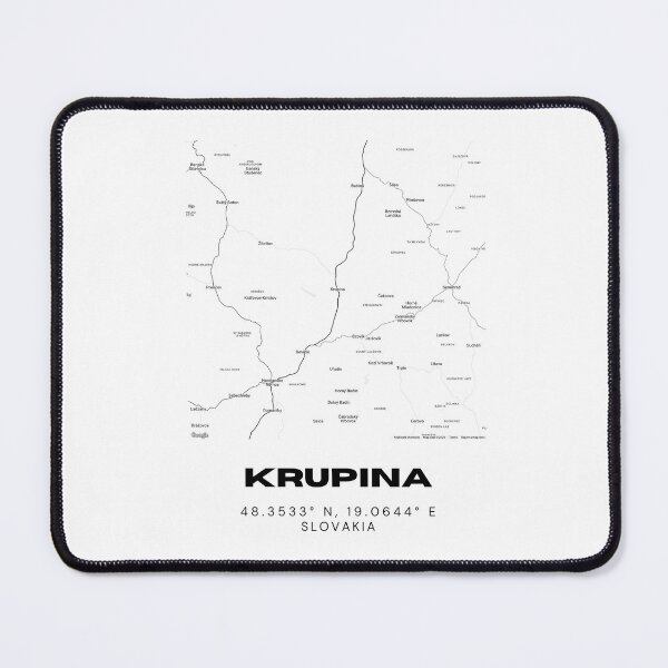 Item preview, Krupina Slovakia Minimal Map Art | Modern Street Layout Design designed and sold by RM-Journey.