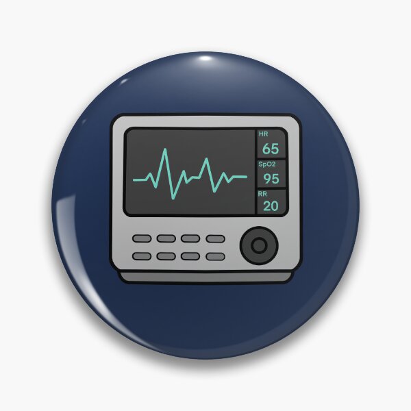 Item preview, ECG Heartbeat Monitor Illustration designed and sold by Still Learning Days.