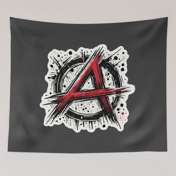 Item preview, Graffiti Anarchy Symbol Urban Street Art Design Style designed and sold by PinUpPizzazz.