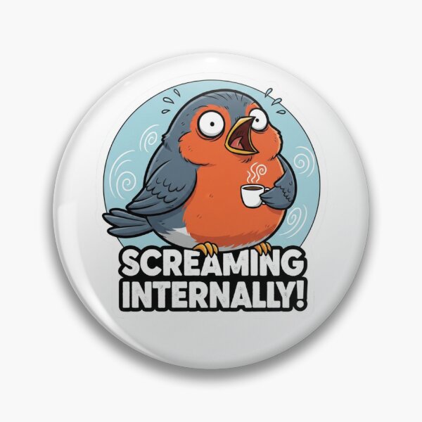 Item preview, Existential Dread Round Robin Bird designed and sold by SarcasmReigns.