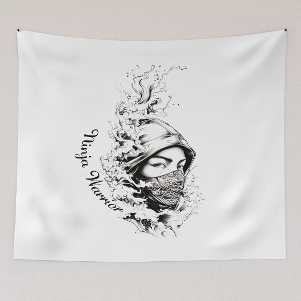 Item preview, shinobi,忍, ninja, warrior, ninja's unwavering determination designed and sold by ZIPANG-JAPAN.