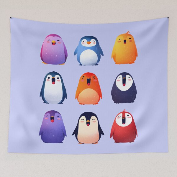 Item preview, Penguin Choir  designed and sold by bubblyrainbow.