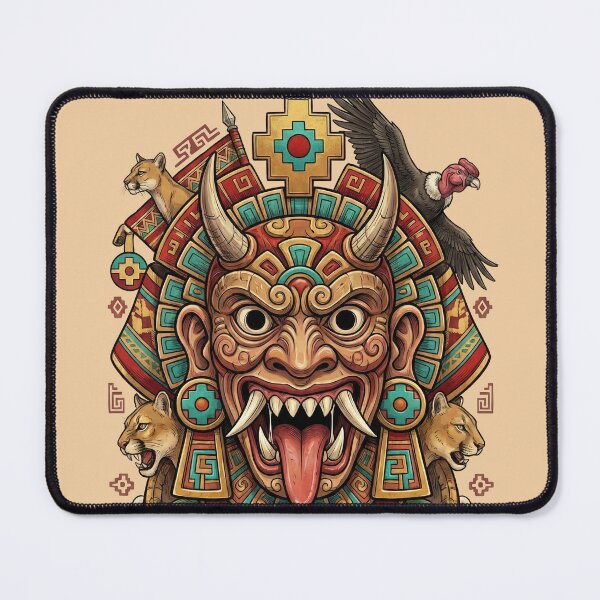 Item preview, Andean Ceremonial Mask with Pumas and Condor designed and sold by HANANTI.
