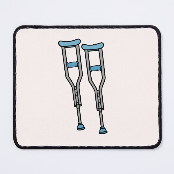 Item preview, Medical Crutches Recovery Illustration designed and sold by Still Learning Days.
