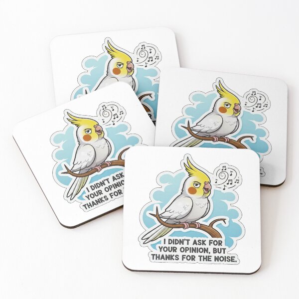 Item preview, Loud Chaotic Cockatoo Unsolicited Opinion designed and sold by SarcasmReigns.