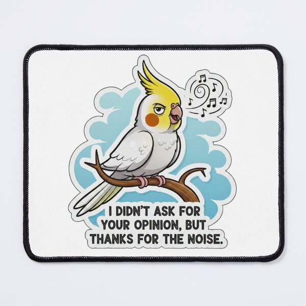 Item preview, Loud Chaotic Cockatoo Unsolicited Opinion designed and sold by SarcasmReigns.