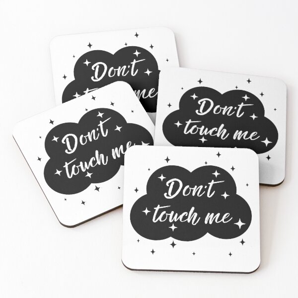 Item preview, Don’t Touch Me Cute Lettering – Playful Boundaries Aesthetic Design designed and sold by CosmicCutouts.