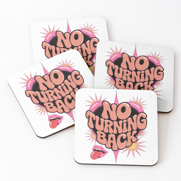 Item preview, No Turning Back – Retro Psychedelic Heart Statement Graphic designed and sold by NewUSShop.
