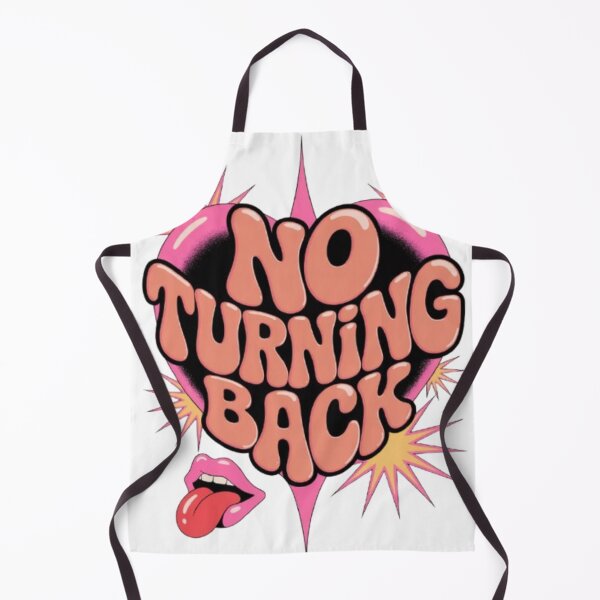 Item preview, No Turning Back – Retro Psychedelic Heart Statement Graphic designed and sold by NewUSShop.
