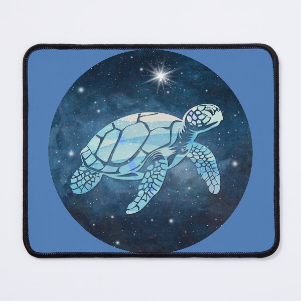 Item preview, Galactic Ocean Sea Turtle Cosmic Illustration designed and sold by 3DDesignSpot.