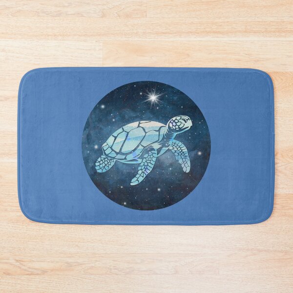 Item preview, Galactic Ocean Sea Turtle Cosmic Illustration designed and sold by 3DDesignSpot.