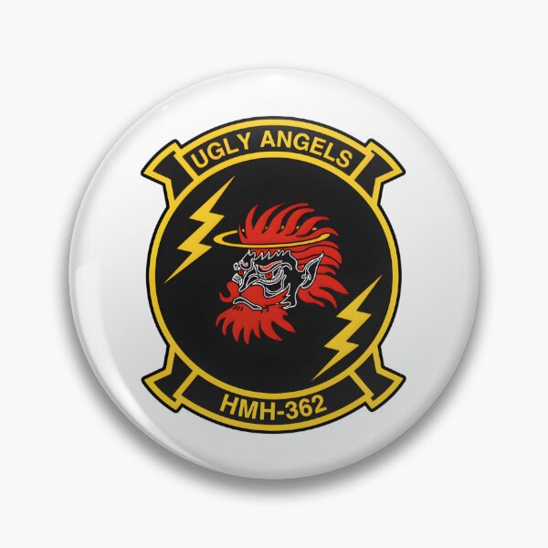 Item preview, HMH-362 Ugly Angels Marine Heavy Helicopter Squadron Logo designed and sold by CharlieDesings.