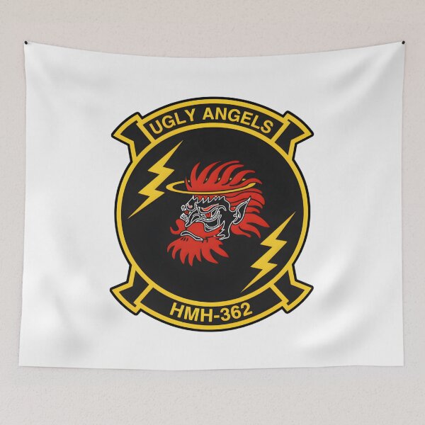 Item preview, HMH-362 Ugly Angels Marine Heavy Helicopter Squadron Logo designed and sold by CharlieDesings.