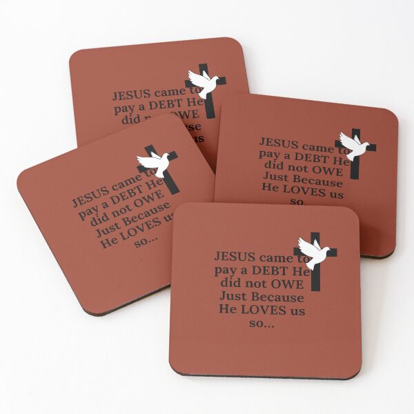 Item preview, Jesus came and paid a debt He did not owe Christian design designed and sold by TheProverbsMom.