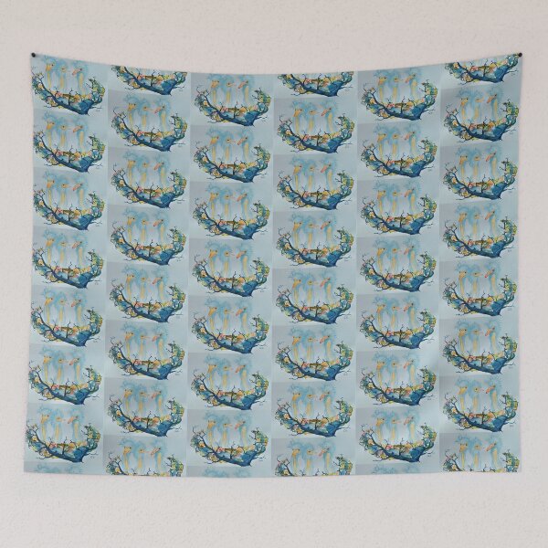 Item preview, Baby Herons in nest, bird art, wildlife designs designed and sold by Garry Greenwood.