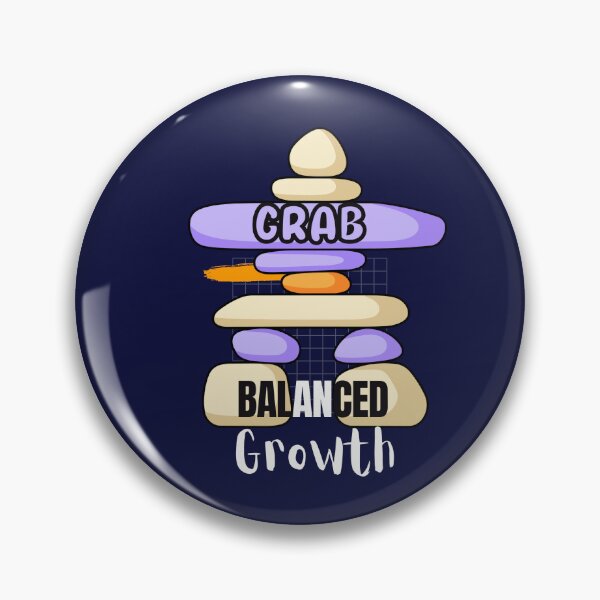 Item preview, Grab Balanced Growth - Motivational T-shirt designed and sold by shoppersgallery.