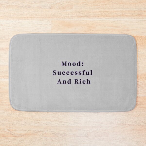 Item preview, Mood Successful And Rich Text Purple Stickers Prints Posters Wall Art Magnet Home Coffee Cup Decoration TShirt Stationary Notebook Magnet Hat Kitchen Work School Office Redbubble Shop designed and sold by Saritas Boutique Shop.