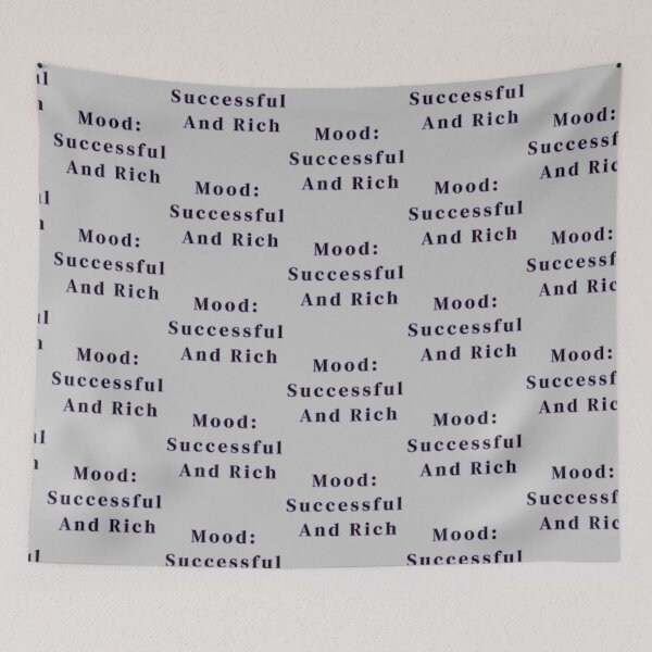 Item preview, Mood Successful And Rich Text Purple Stickers Prints Posters Wall Art Magnet Home Coffee Cup Decoration TShirt Stationary Notebook Magnet Hat Kitchen Work School Office Redbubble Shop designed and sold by Saritas Boutique Shop.