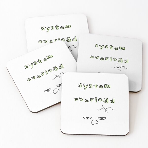 Item preview, System Overload – Mental Burnout Art designed and sold by mintmono-studio.