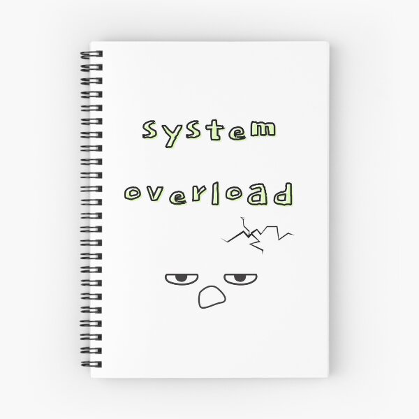 Item preview, System Overload – Mental Burnout Art designed and sold by mintmono-studio.