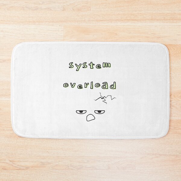 Item preview, System Overload – Mental Burnout Art designed and sold by mintmono-studio.