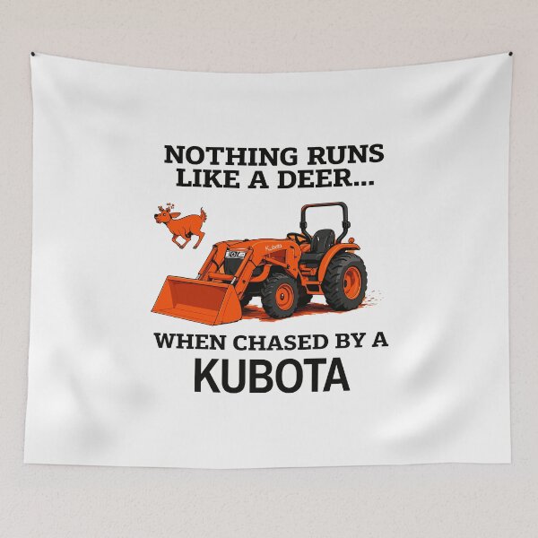Item preview, Nothing runs like a deer kubdo when chased by a kubota designed and sold by DexertimaArt.