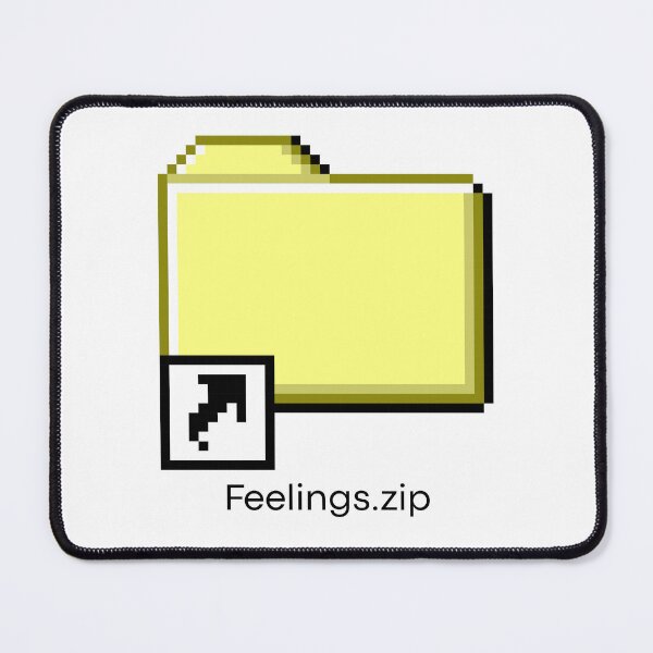 Item preview, Compressed Feelings Zip Folder designed and sold by Sparkledust Creations.