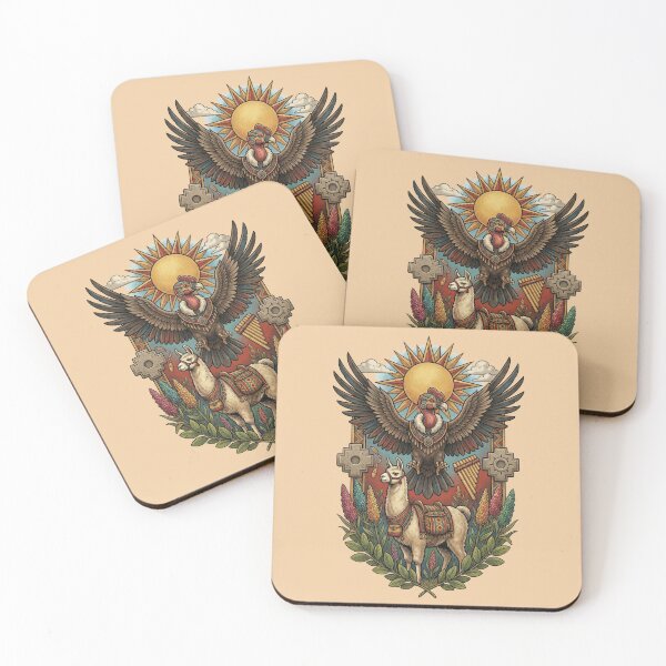 Item preview, Condor and Llama under the Andean Sun designed and sold by HANANTI.