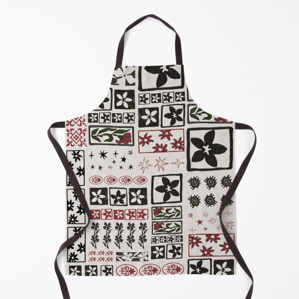 Item preview, floral block print designed and sold by retrocreations|.