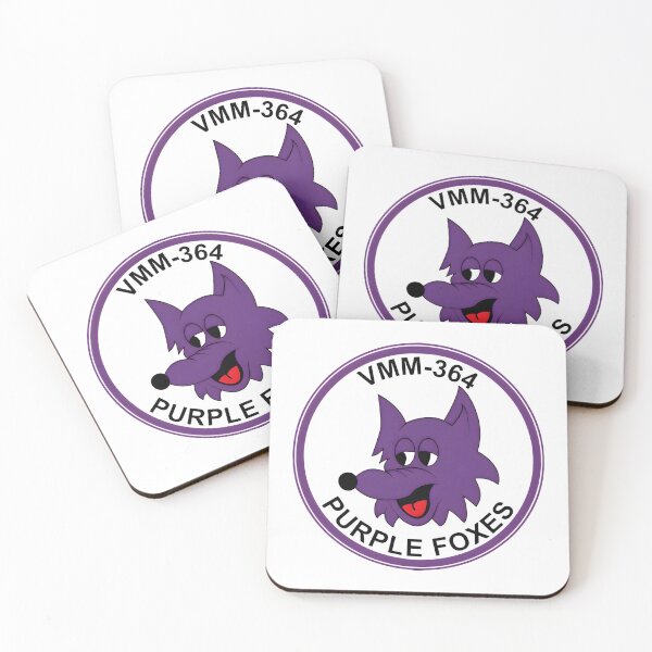Item preview, VMM-364 Purple Foxes Marine Medium Tiltrotor Squadron Emblem designed and sold by CharlieDesings.