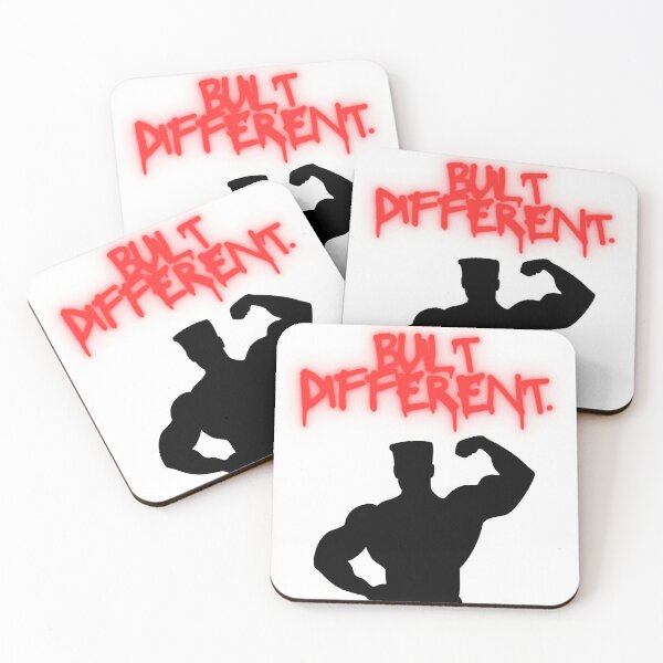 Item preview, Built Different Workout Shirt – Bold Fitness Lifestyle Tee designed and sold by poomfitshirt.