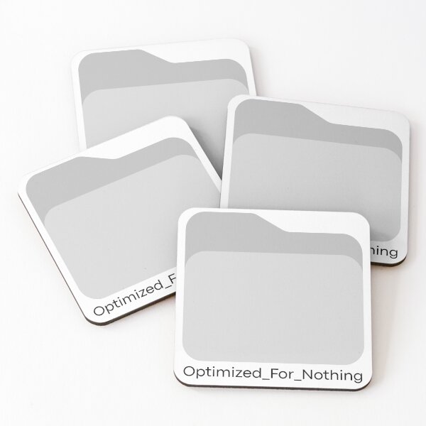 Item preview, Optimized for Nothing Funny Tech Icon designed and sold by Sparkledust Creations.